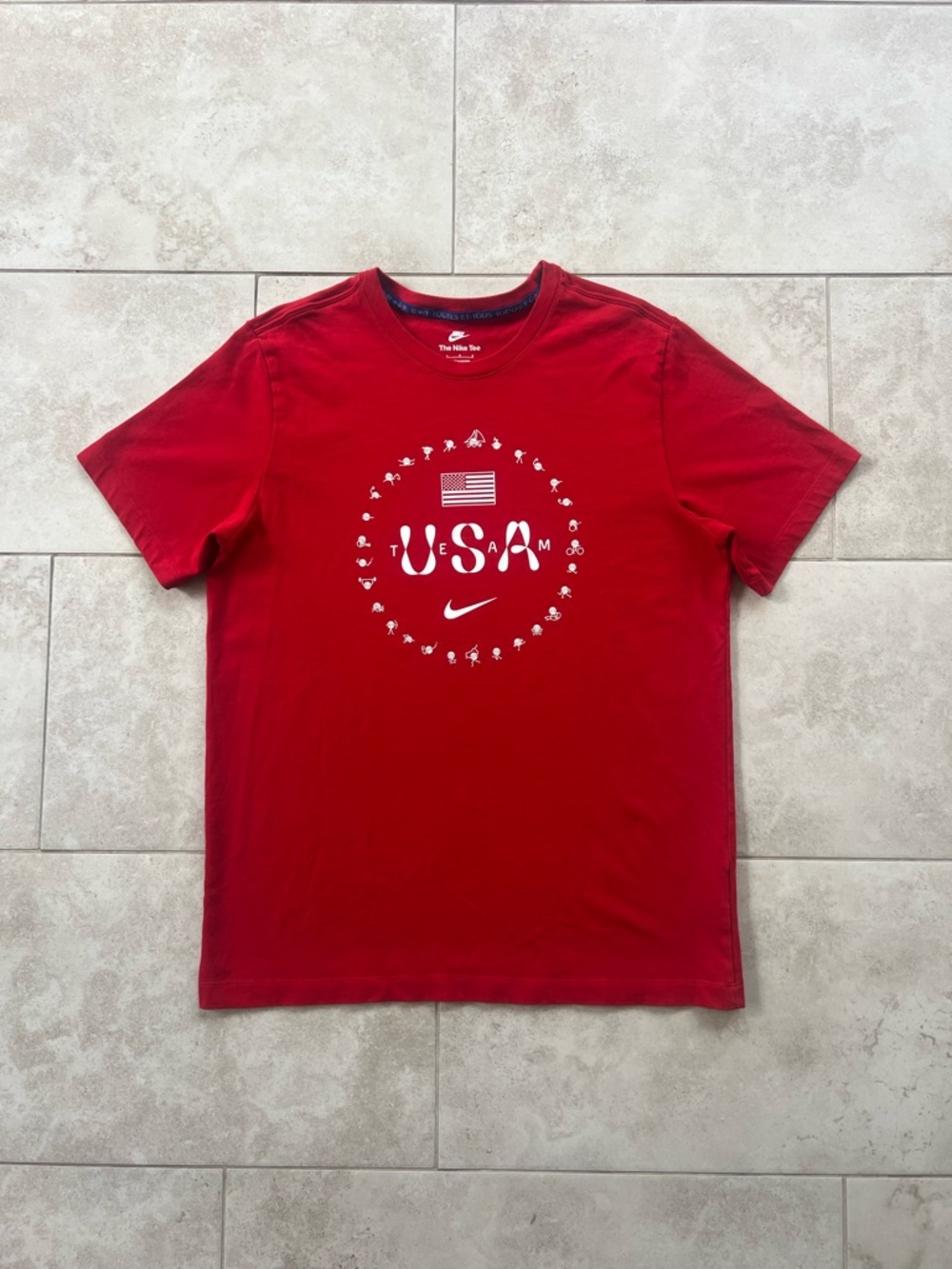 Nike Team USA Paris 2024 Olympics T-Shirt Men’s Size Large